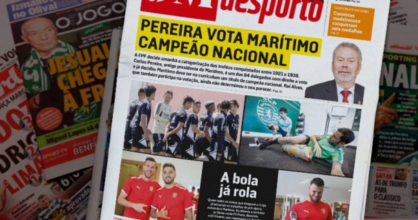 Pereira vota Marítimo campeão nacional