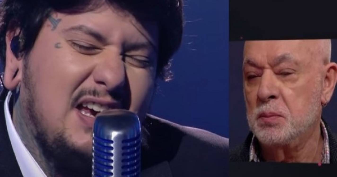 Agir cantou ‘E Depois do Adeus’ no Festival da Canção sob o olhar emocionado de Paulo de Carvalho (com vídeo)