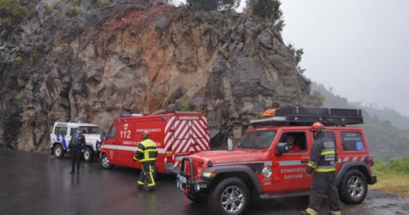 Veja o local onde se iniciou o resgate do condutor de 82 anos em São Jorge