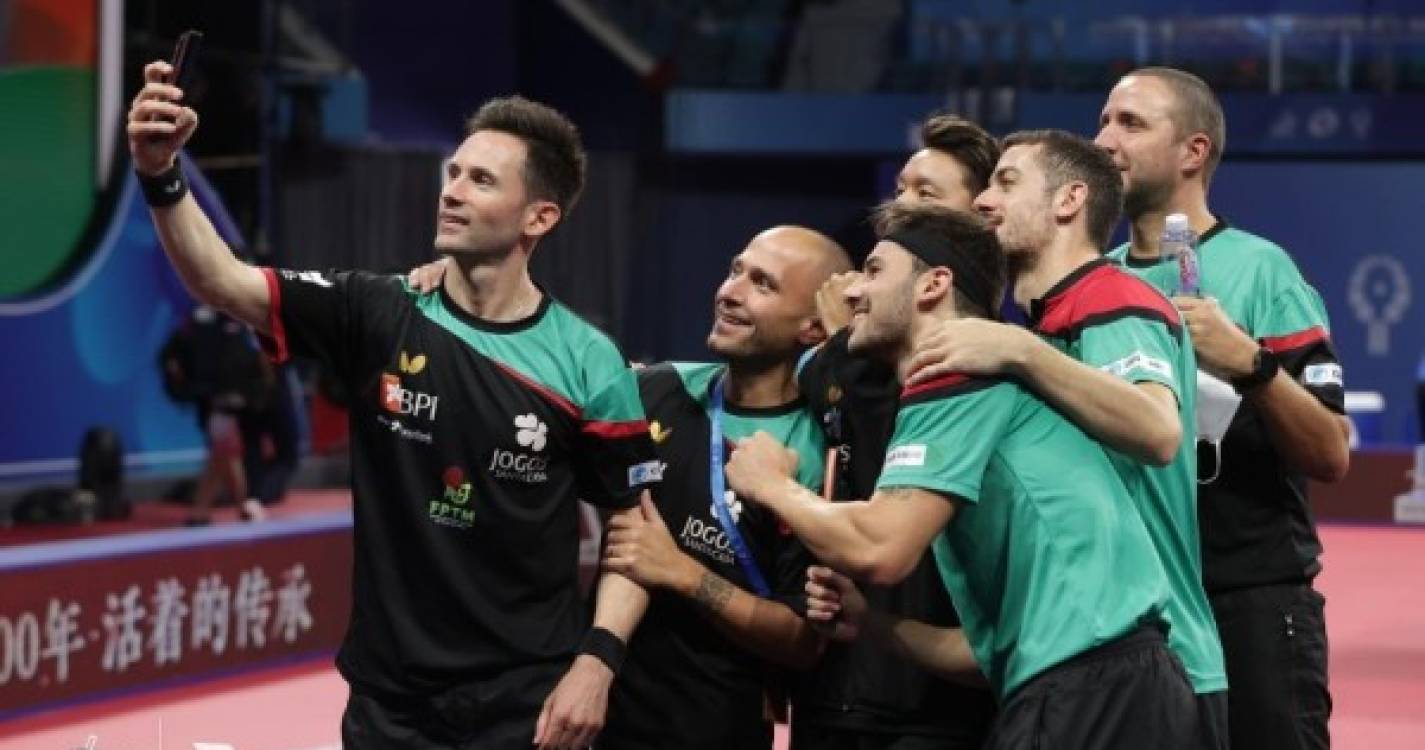 Portugal perde e defronta Eslovénia nos ‘oitavos’ do Mundial de ténis de mesa