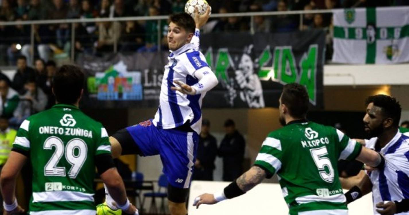 FC Porto queixa-se de ambiente intimidatório no 'clássico' de andebol com o Sporting
