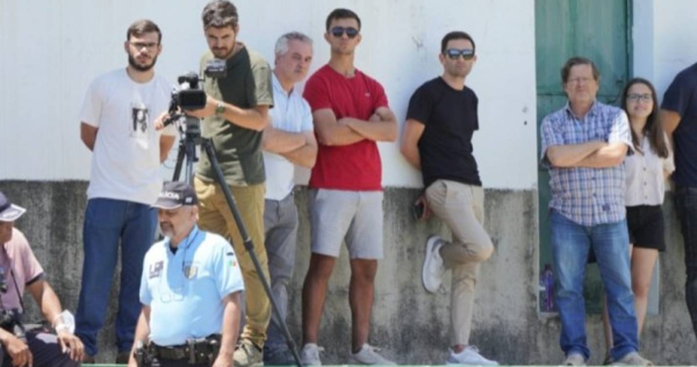 Henrique Araújo assiste ao Marítimo - Braga