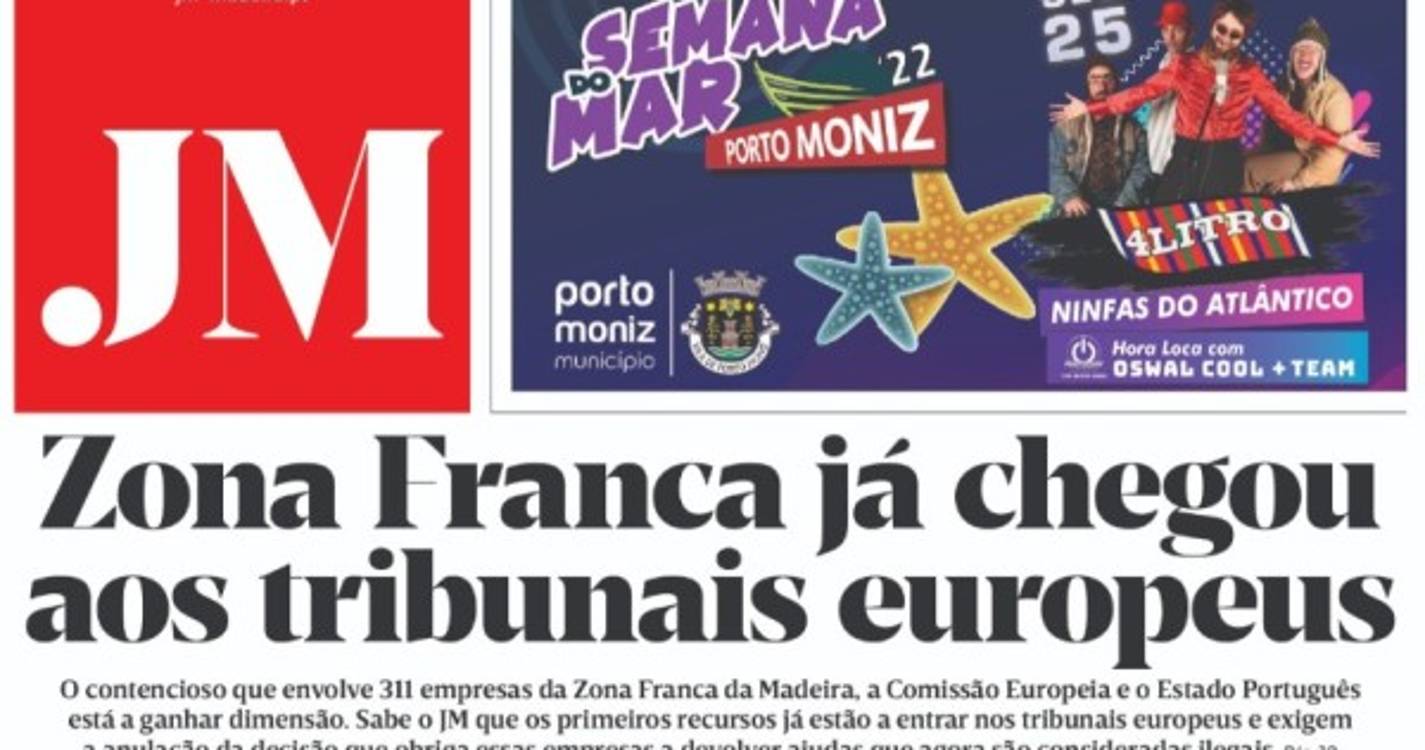 Manchete do JM de hoje já é notícia nacional