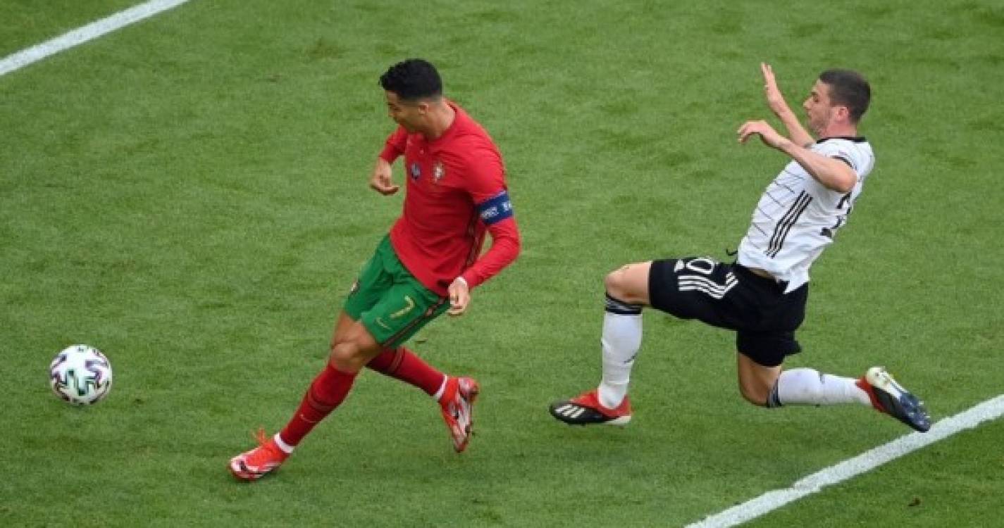 Ronaldo coloca Portugal em vantagem ante a Alemanha