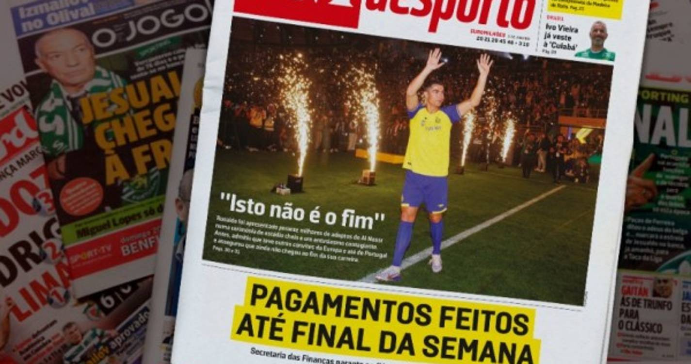 Pagamentos até final da semana no Desporto