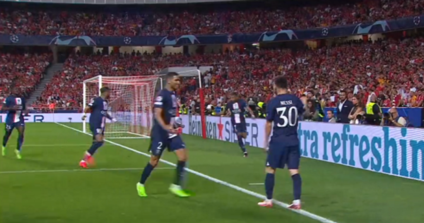Messi coloca Paris Saint-Germain a vencer na Luz com golo soberbo (com vídeo)
