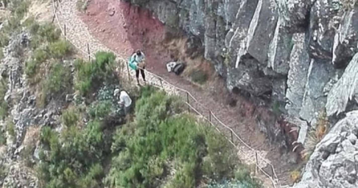 Turista &#34;escapa a tragédia&#34; na vereda do Pico do Areeiro