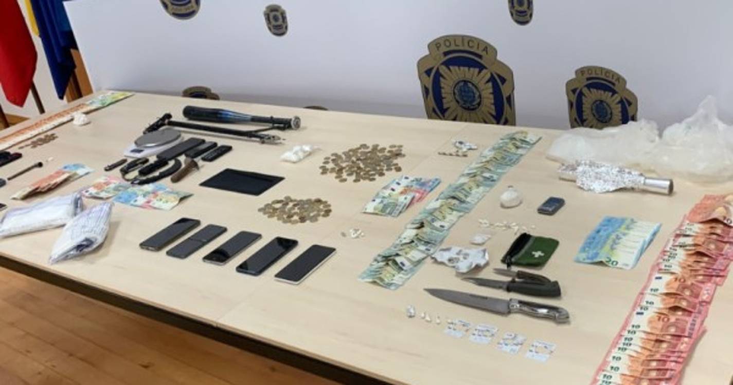 Operação Fratria: PJ e PSP aprenderam mais de 10 quilos de droga e cerca de oito mil euros