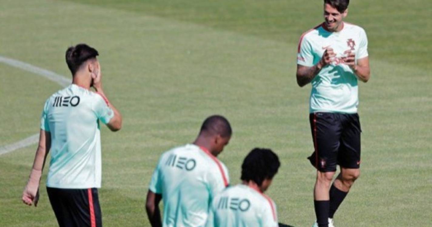 Portugal realiza derradeiro treino antes do jogo no Luxemburgo