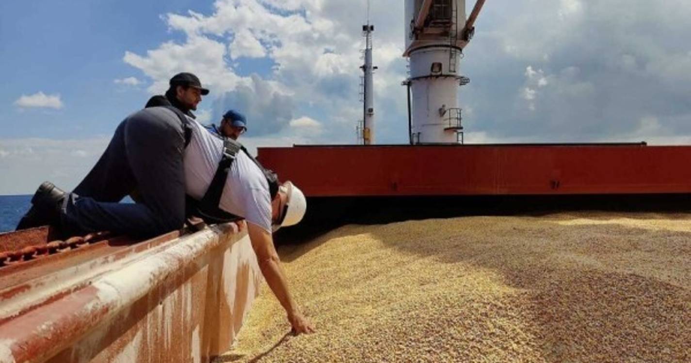Ucrânia: Segundo cargueiro com toneladas de trigo ucraniano chega a Istambul