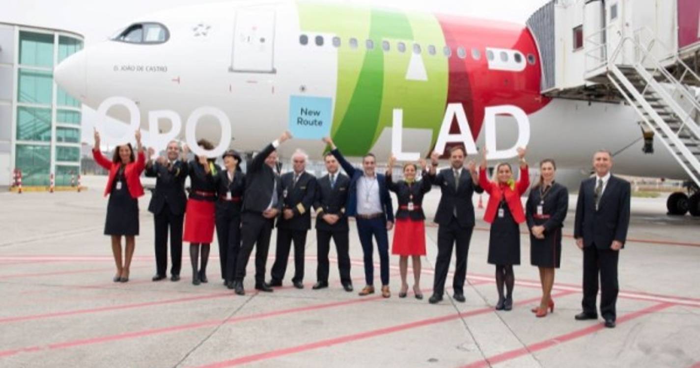 TAP inaugura rota entre o Porto e Luanda