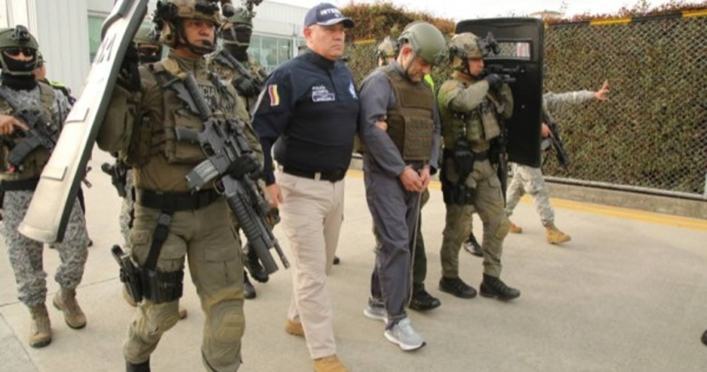 Narcotraficante colombiano "Otoniel" extraditado para os Estados Unidos