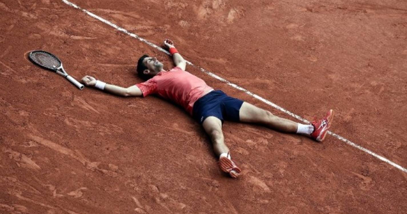 Roland Garros: Djokovic sente-se afortunado por vencer 23 vezes no Grand Slam