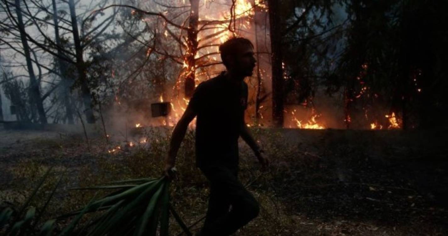Incêndio obriga à evacuação de três subúrbios de Atenas e a corte de autoestrada