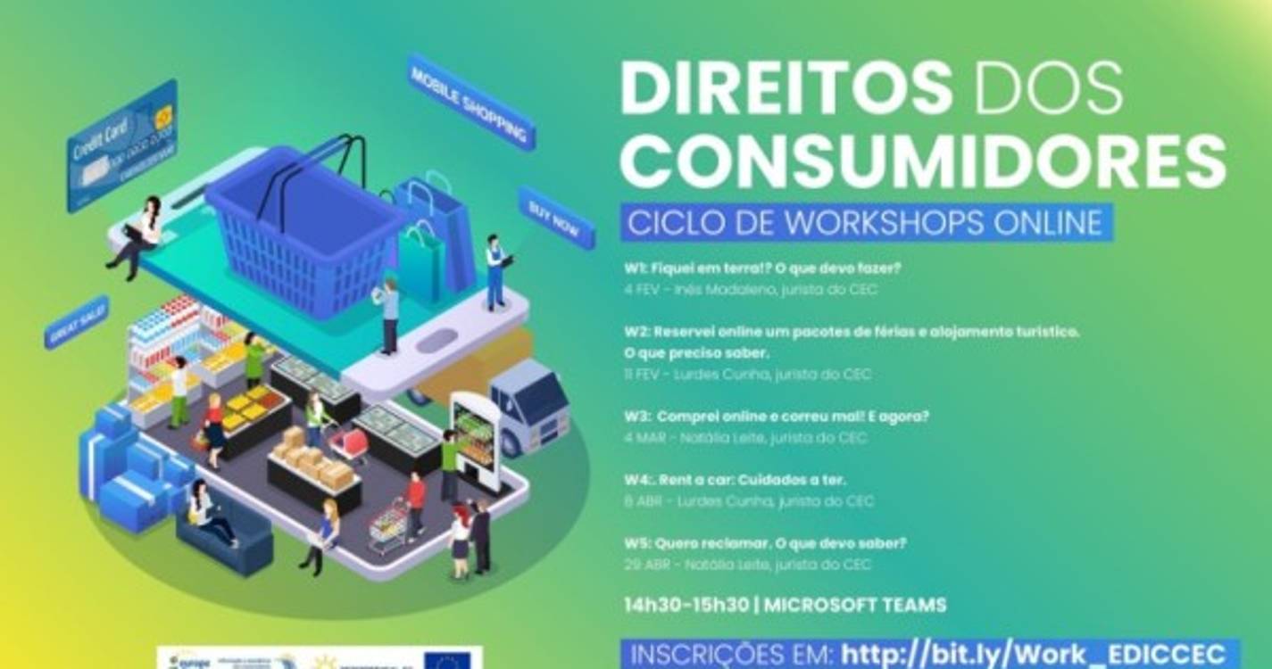 Direitos dos Consumidores em ciclo de workshops online