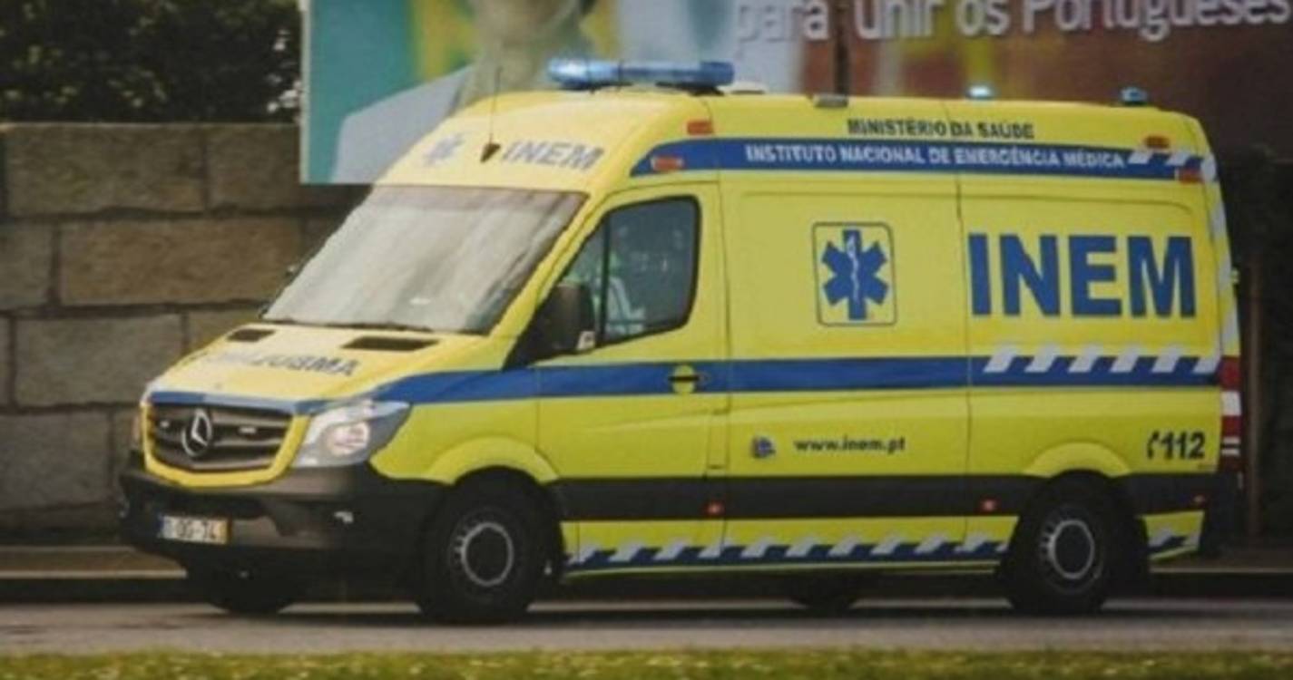 Três feridos graves e um ligeiro em Santa Maria da Feira