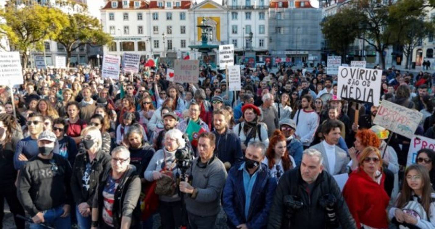 Organizador de protesto contra restrições em Lisboa infetado com covid-19