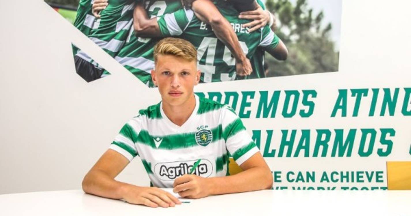 Madeirense Henrique Arreiol assina contrato profissional com o Sporting