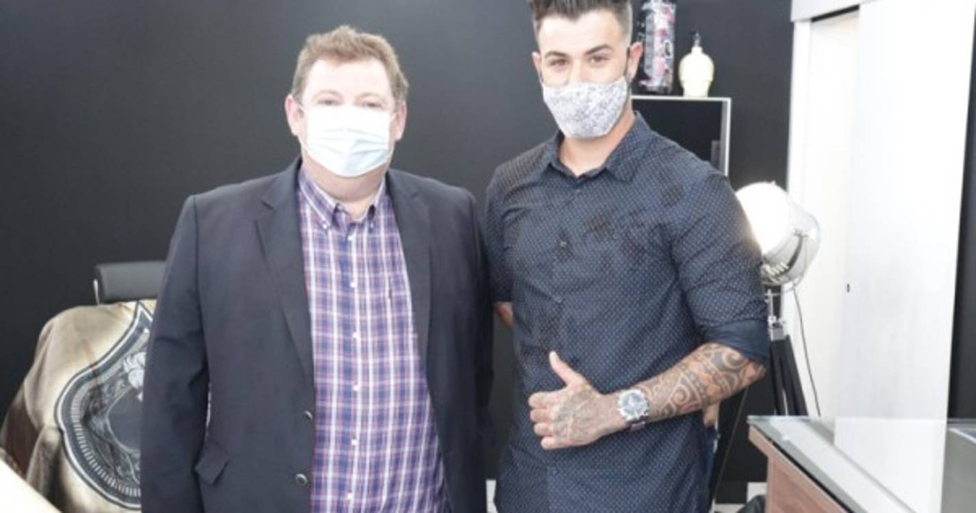 &#34;Bar Pedra Mar&#34; e &#34;Barbearia Adónis&#34; inaugurados em Campanário