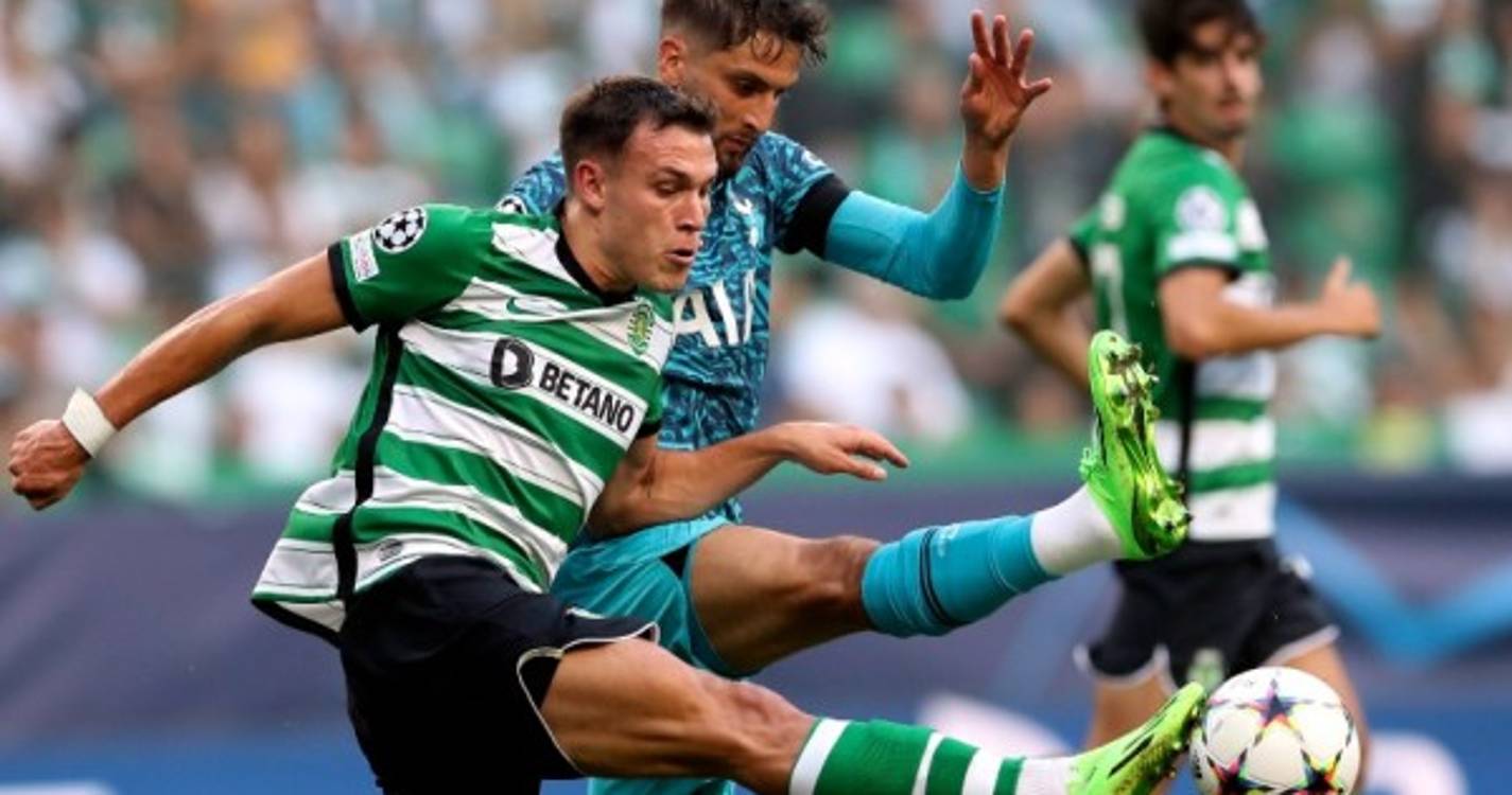 LC: Sporting vence Tottenham com dois golos nos descontos
