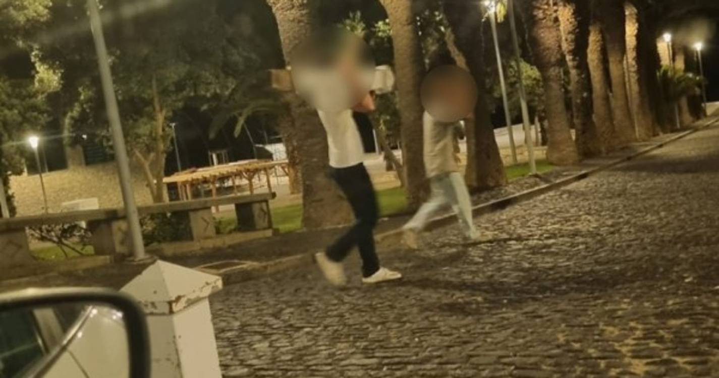 Vandalismo de regresso à noite do Porto Santo