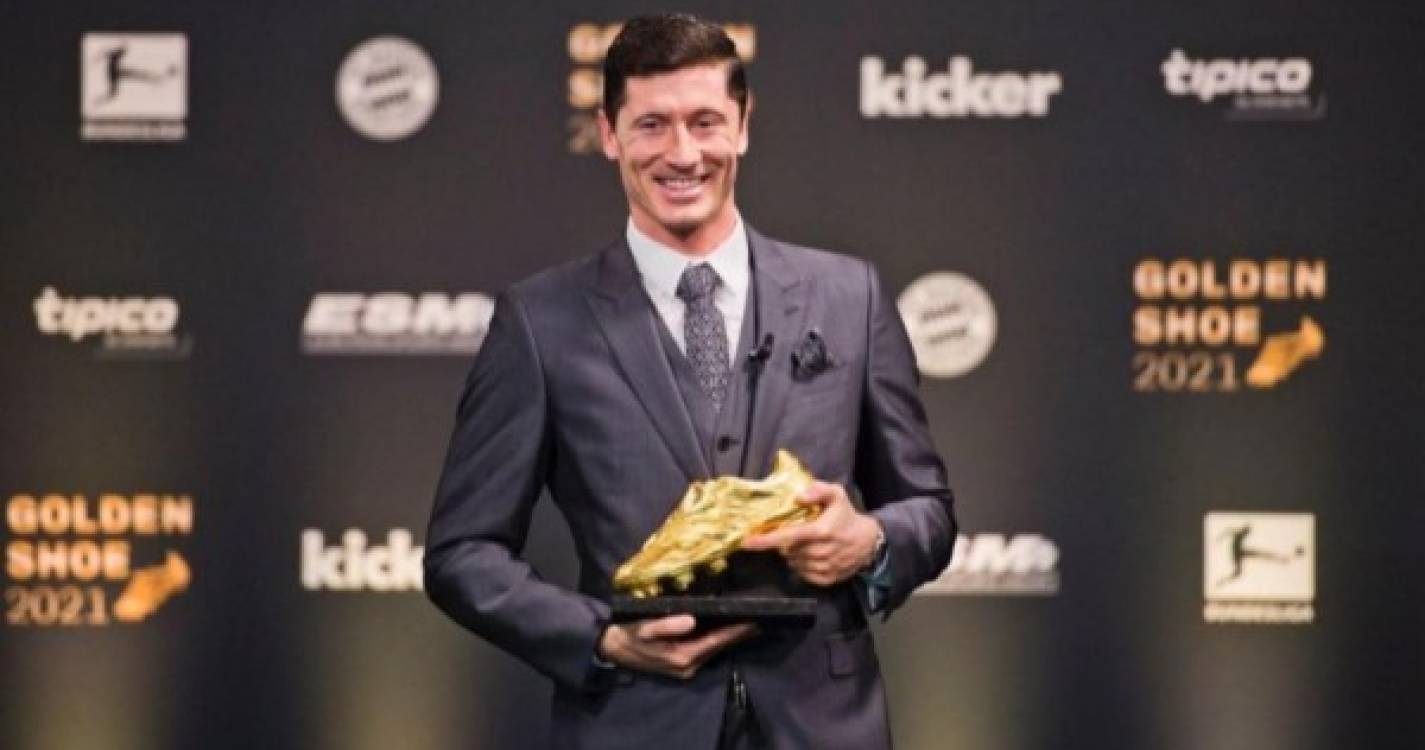 Bota de Ouro Lewandowsi afasta comparações com Ronaldo e Messi