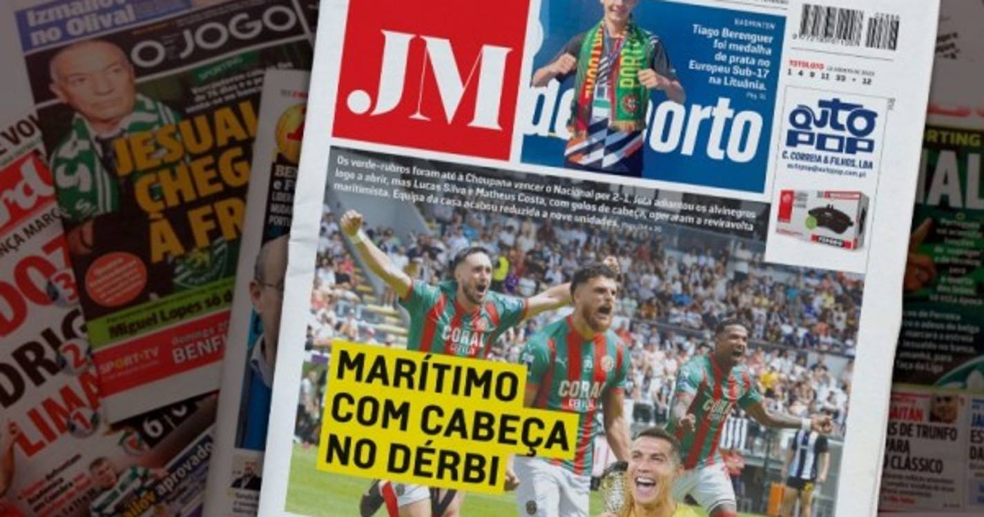 Marítimo com cabeça no dérbi