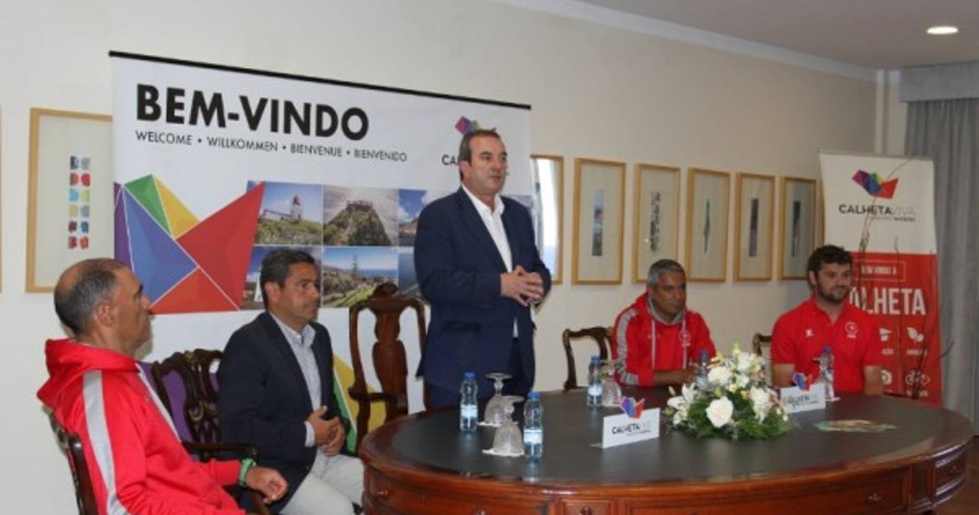 Carlos Teles recebeu seleção nacional de patinagem de velocidade