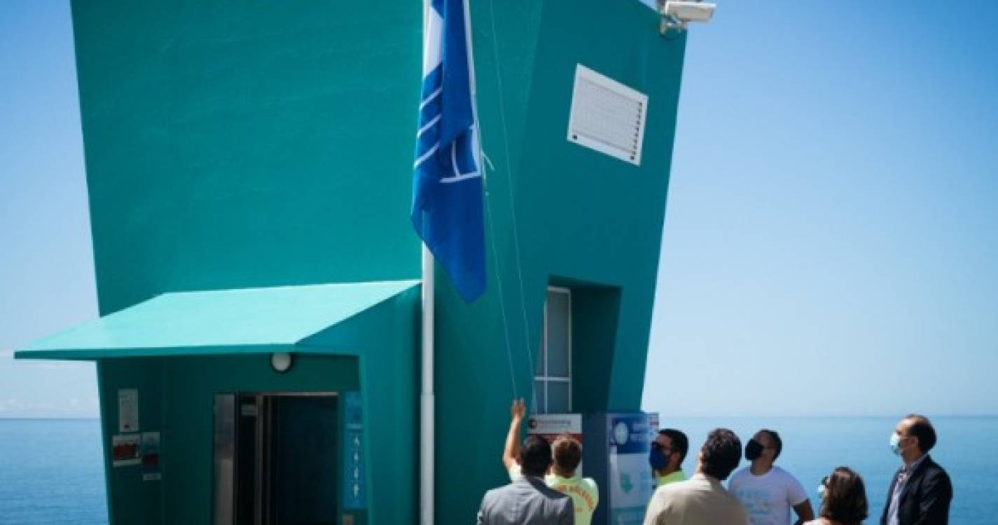 Quatro praias a cargo da Câmara do Funchal com bandeira azul neste verão