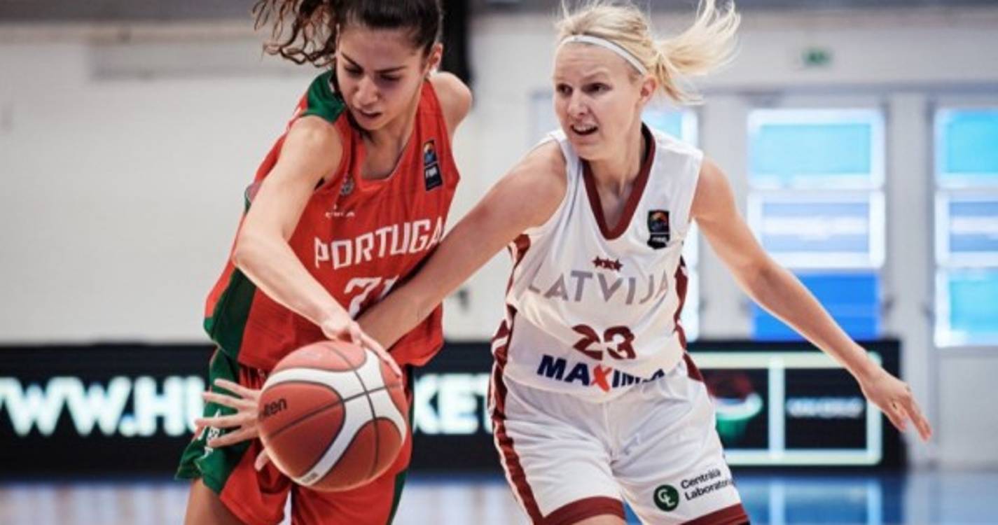 Portugal bate Letónia no Europeu sub-20 de basquetebol feminino