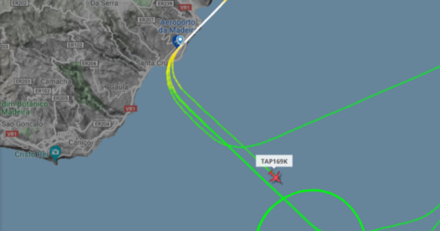 Apesar das várias tentativas, avião proveniente de Lisboa acabou por ser divergido para o Porto Santo