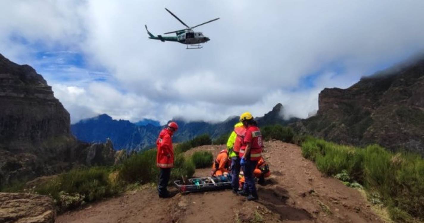 Turista belga socorrida em operação de busca, socorro e resgate no Pico do Areeiro