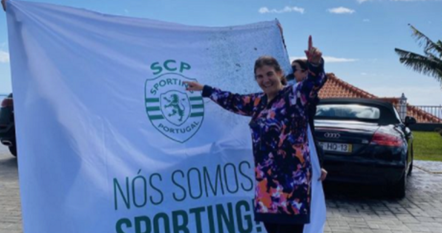 Dolores Aveiro em ‘festa’ após jogo do Sporting (com vídeo)