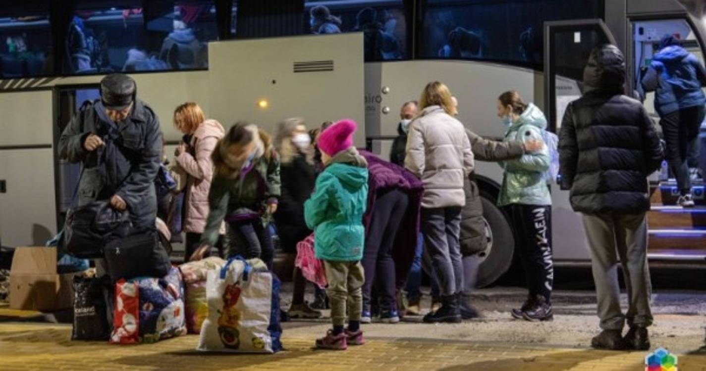 Ucrânia: Autocarro com 43 refugiados chegou à Guarda