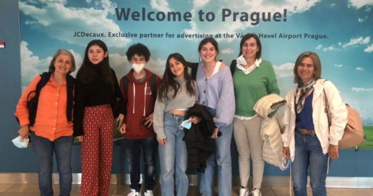Alunos e professores da escola do Carmo na República Checa no âmbito do Erasmus+