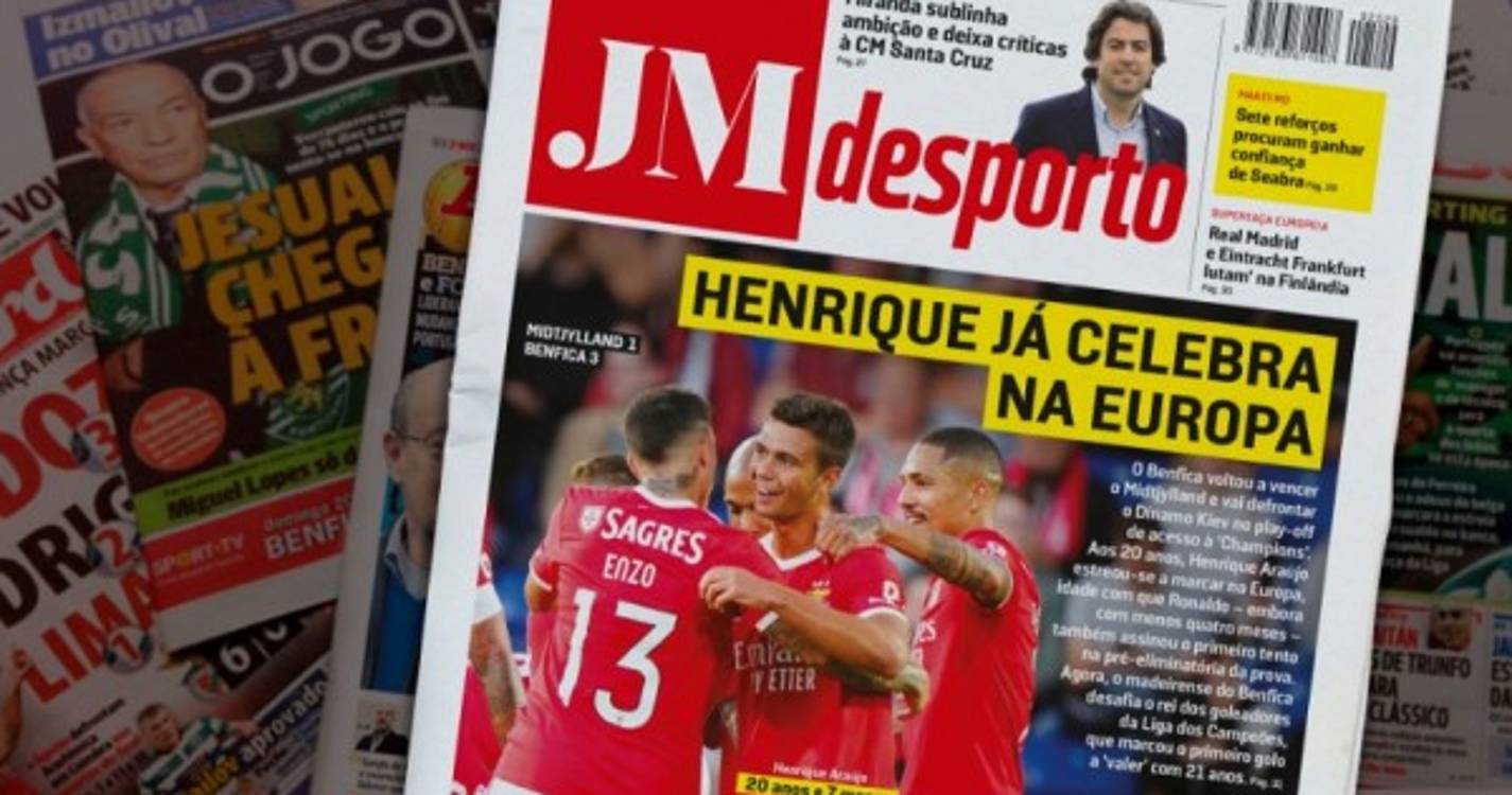 Henrique Araújo já celebra na Europa