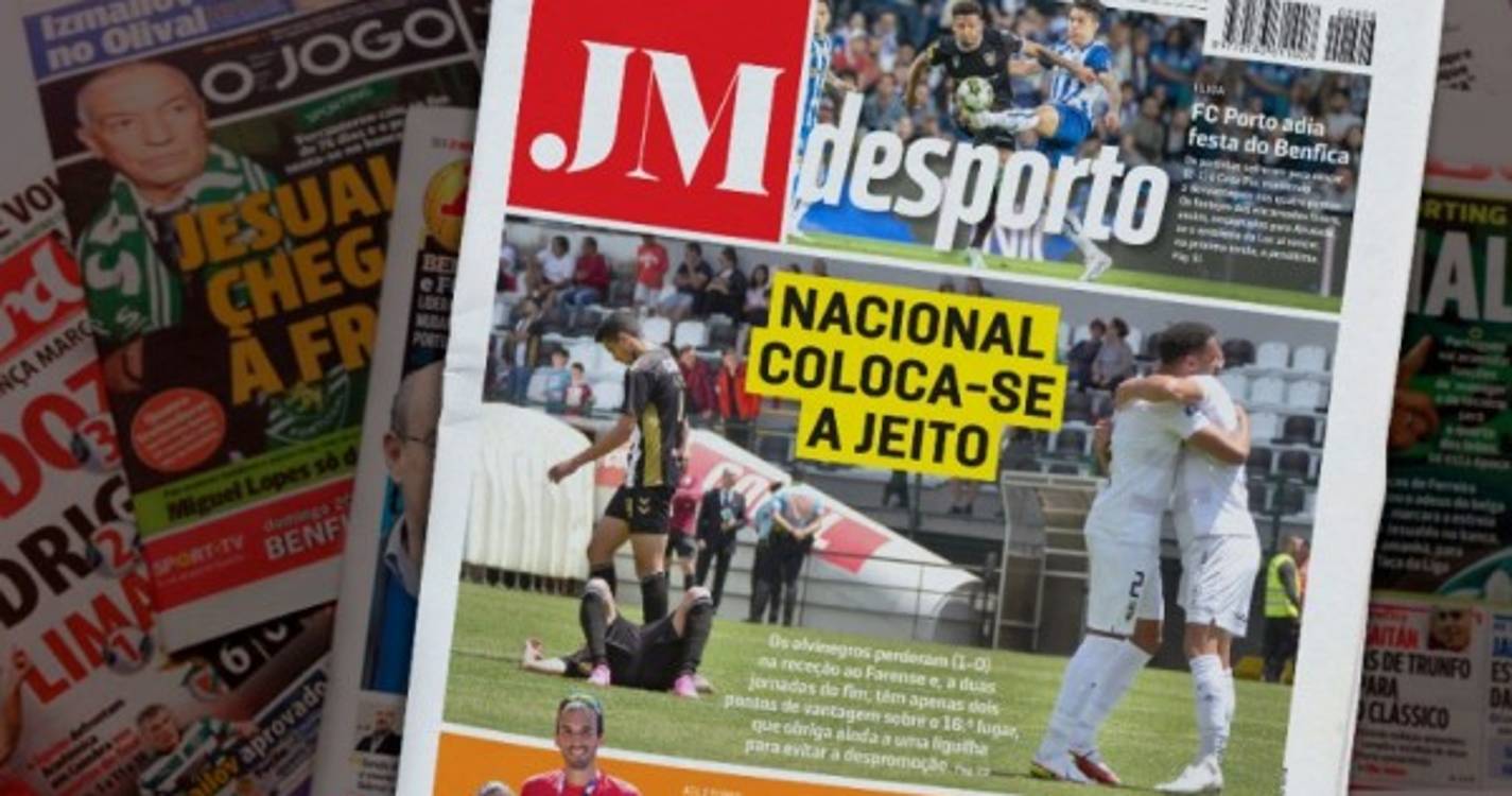 Nacional coloca-se a jeito