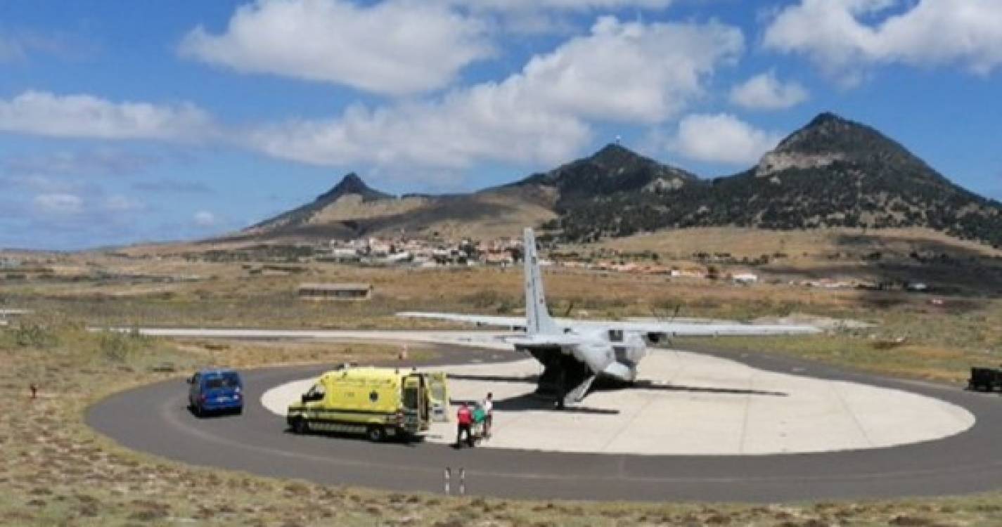 Força Aérea transportou três doentes de urgência do Porto Santo para a Madeira