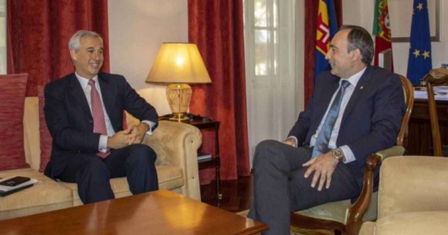 Rogério Gouveia recebeu responsável da Associação Business Roundtable Portugal