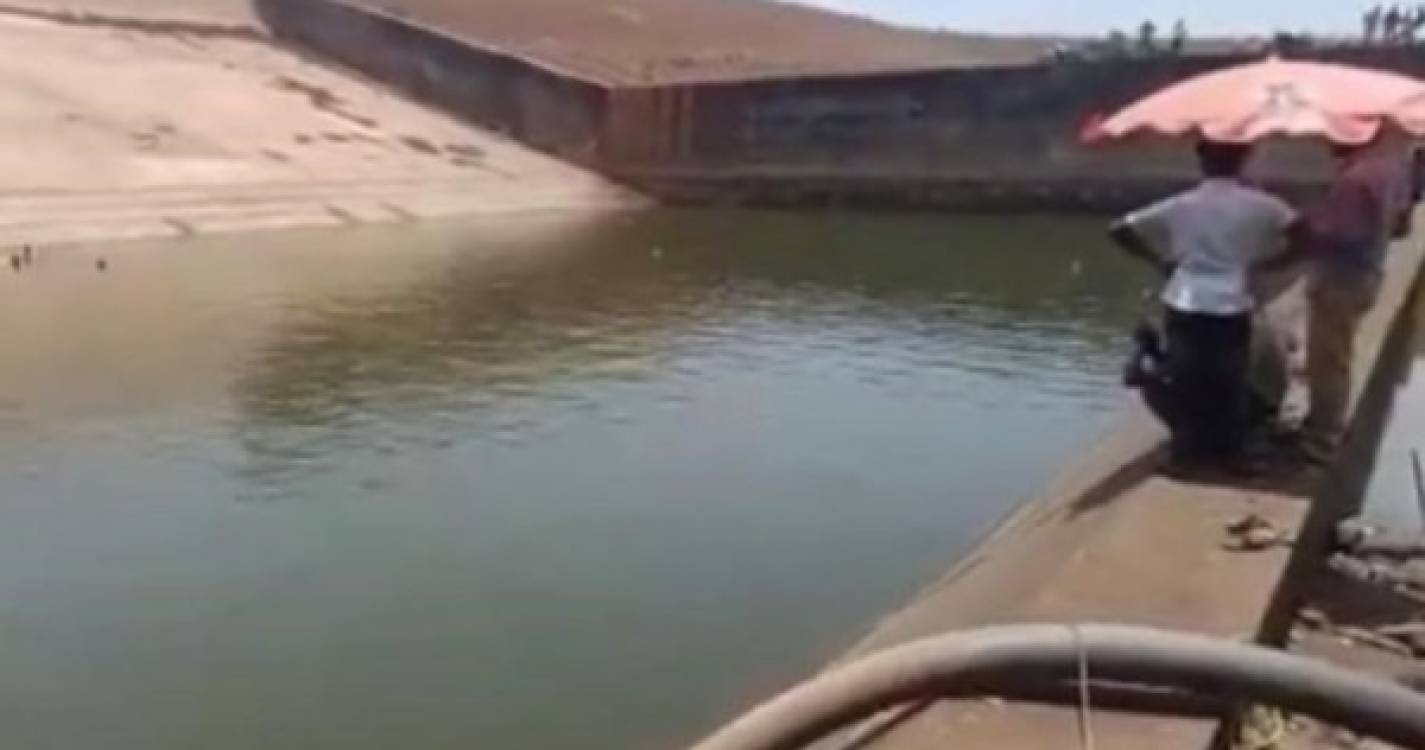Funcionário manda esvaziar barragem para recuperar telemóvel (com vídeo)