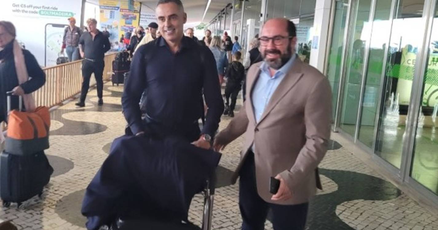 José Gomes já aterrou na Madeira