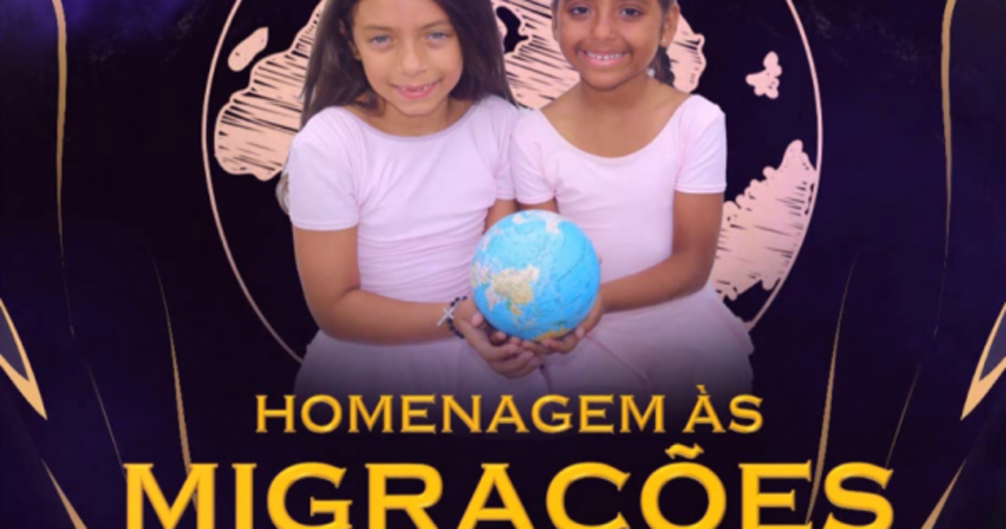 Homenagem às migrações no auditório do Jardim Municipal