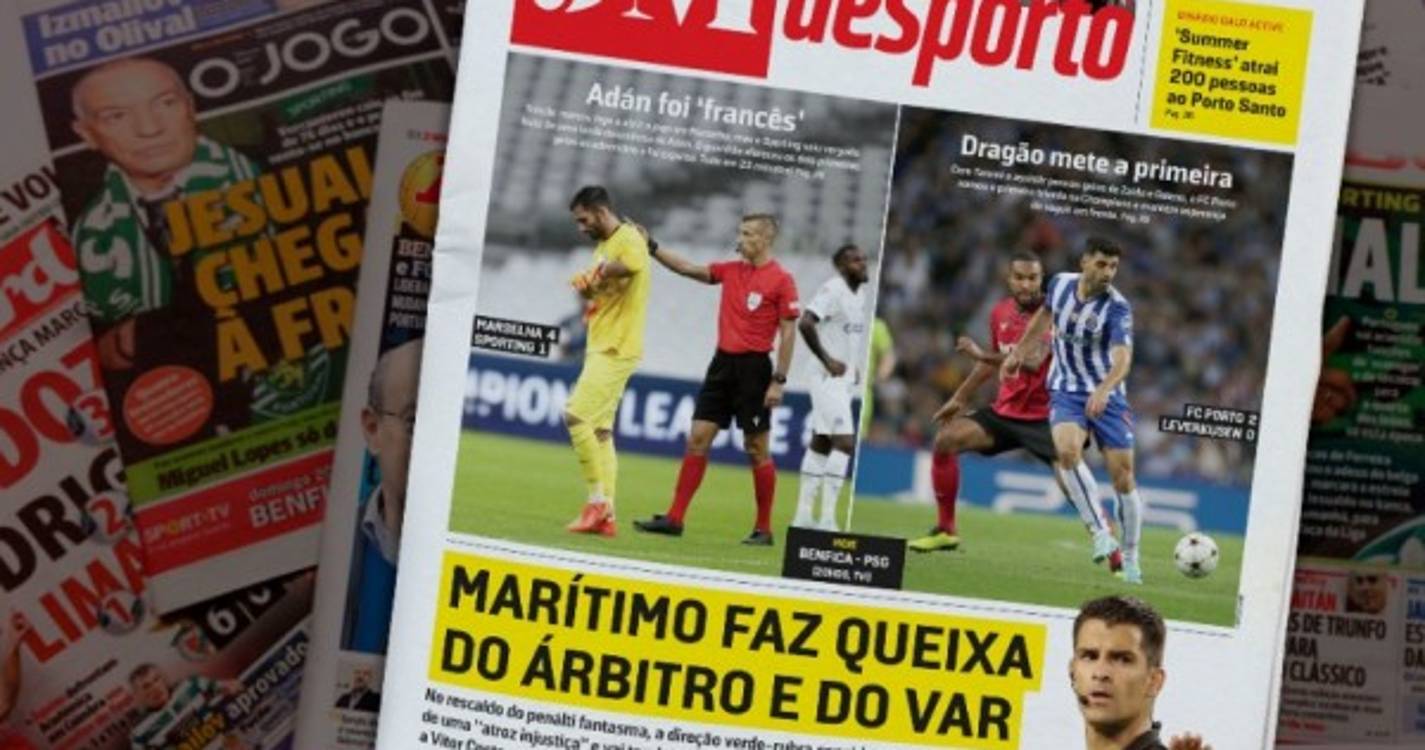 Marítimo faz queixa do árbitro e do VAR