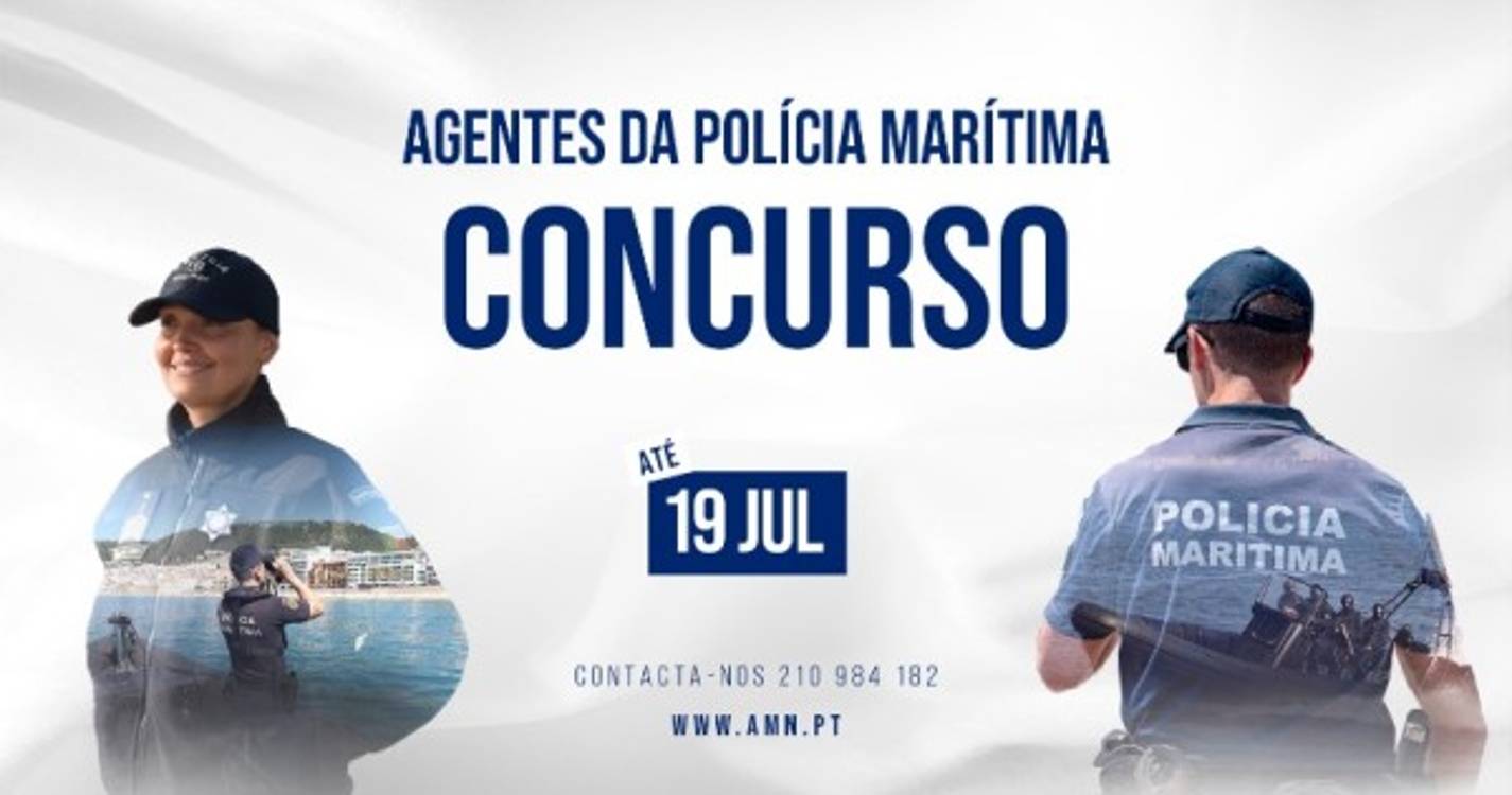 Concurso aberto para agentes da Polícia Marítima