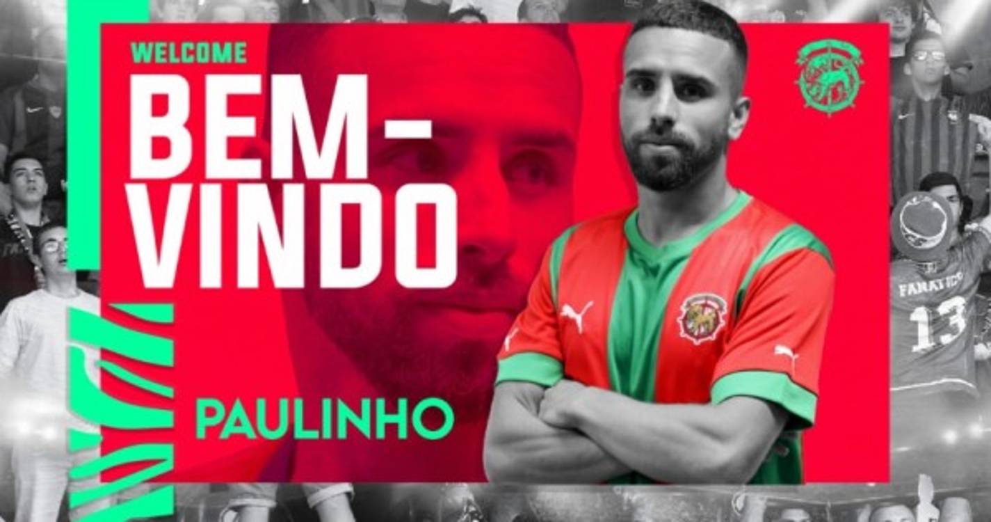 Oficial: Paulinho é jogador do Marítimo até 2024
