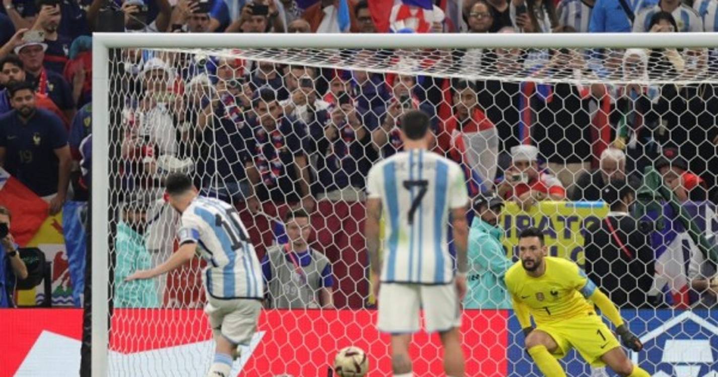 Mundial2022: Argentina bate França por 2-0 ao intervalo da final