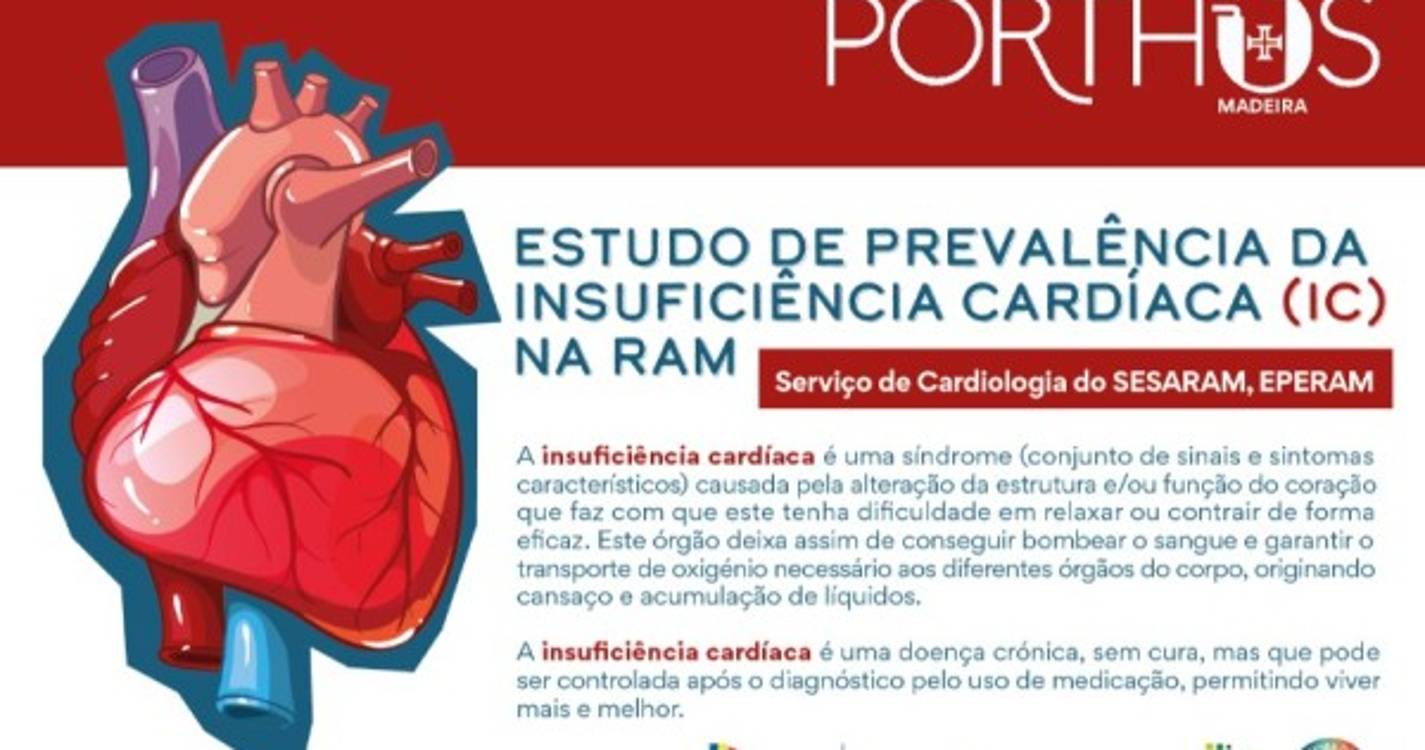 Serviço Regional de Saúde avança com estudo de prevalência da Insuficiência Cardíaca