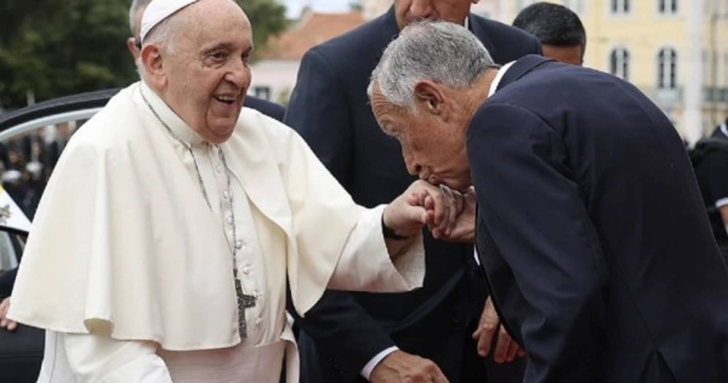 JMJ: Papa Francisco recebido em Belém após aterrar em Lisboa