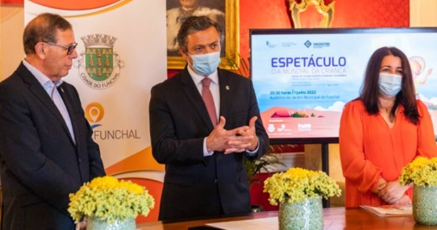 Dia Mundial da Criança assinalado com espetáculo musical no Jardim Municipal