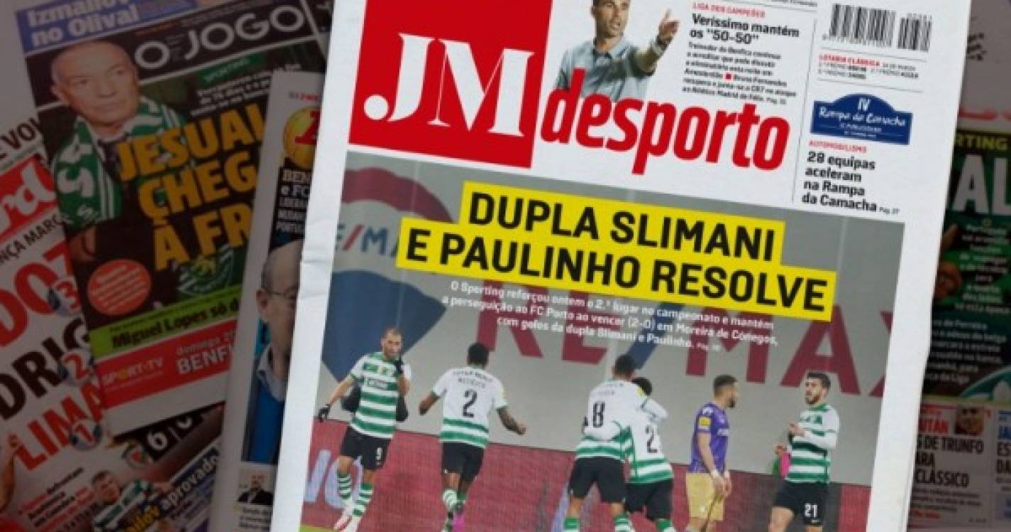 Dupla Slimani e Paulinho resolve no Sporting